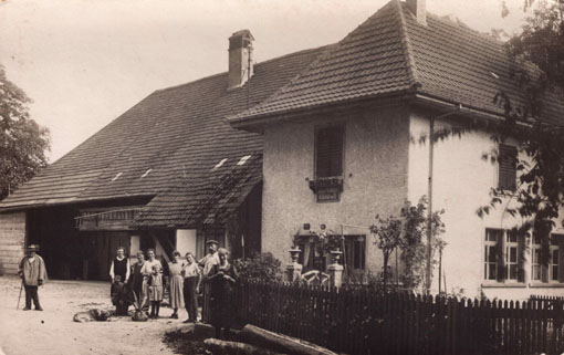 Poste de Gächliwil vers 1927